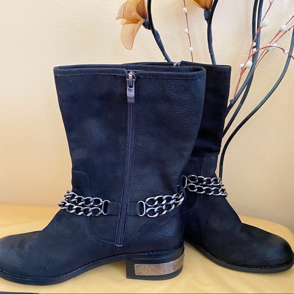 Vince Camuto Moto Boots Like New !